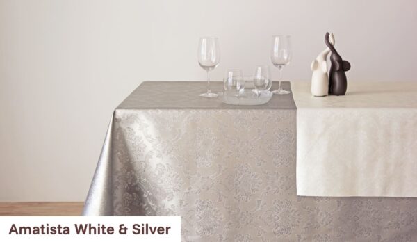 Amatista White & Silver