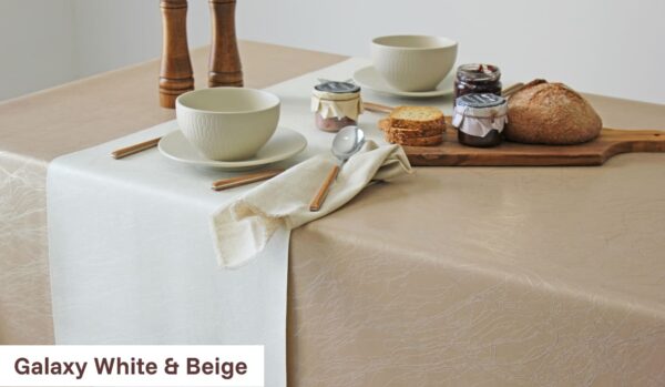 Galaxy White & Beige