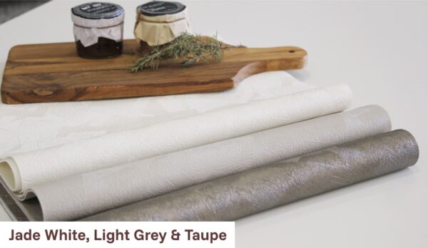 Jade White, Light Grey & Taupe