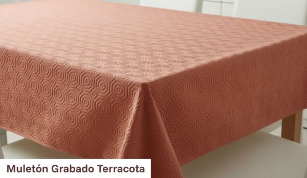 Muletón Grabado Terracota