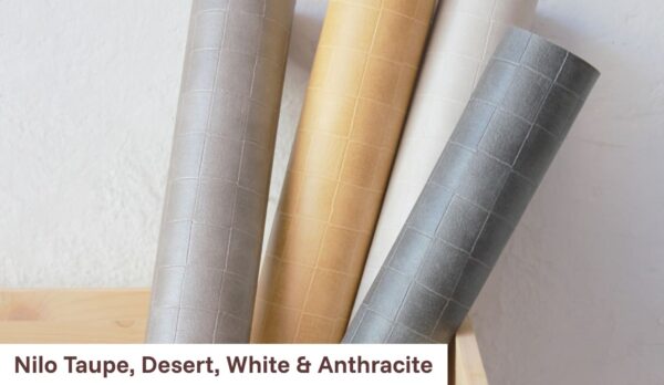 Nilo Taupe, Desert, White & Anthracite