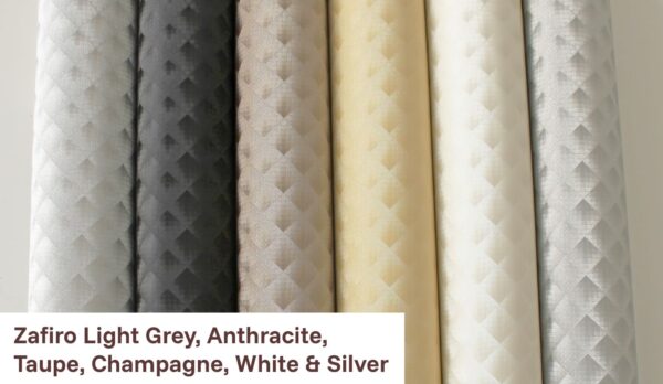 Zafiro Light Grey, Anthracite, Taupe, Champagne, White & Silver